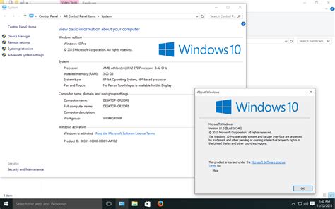 Windows 10 with activation